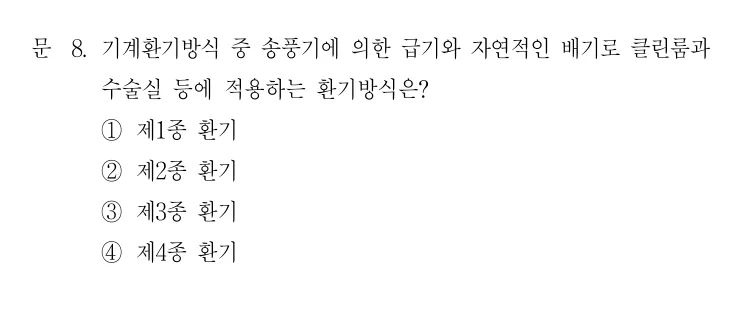 2019 국가직 9급 건축계획 8번 실제 문제