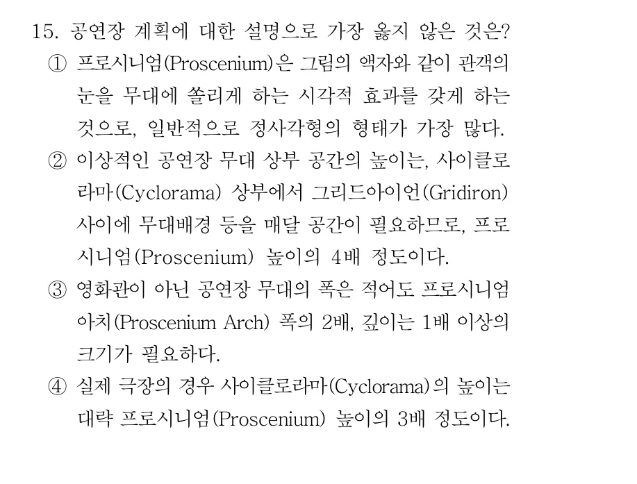 2019 서울시 9급 건축계획 15번 실제 문제