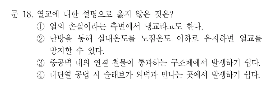 2022 지방직 9급 건축계획 18번 실제 문제