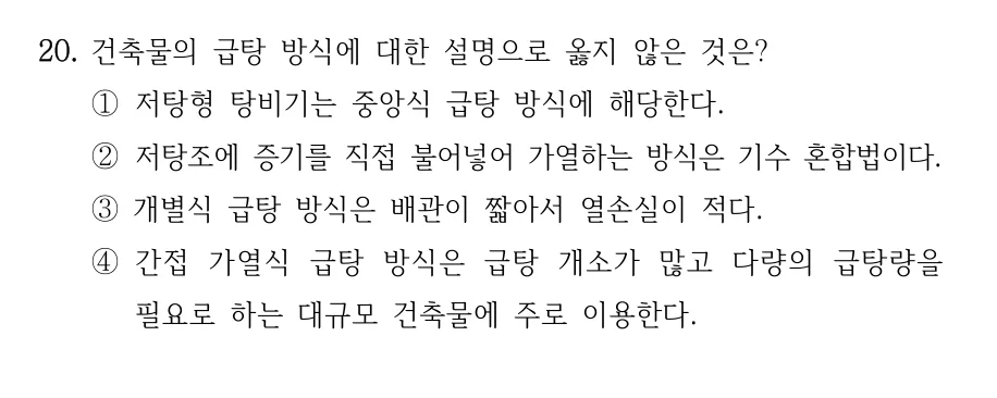 2023 지방직 7급 건축계획학 20번 실제 문제