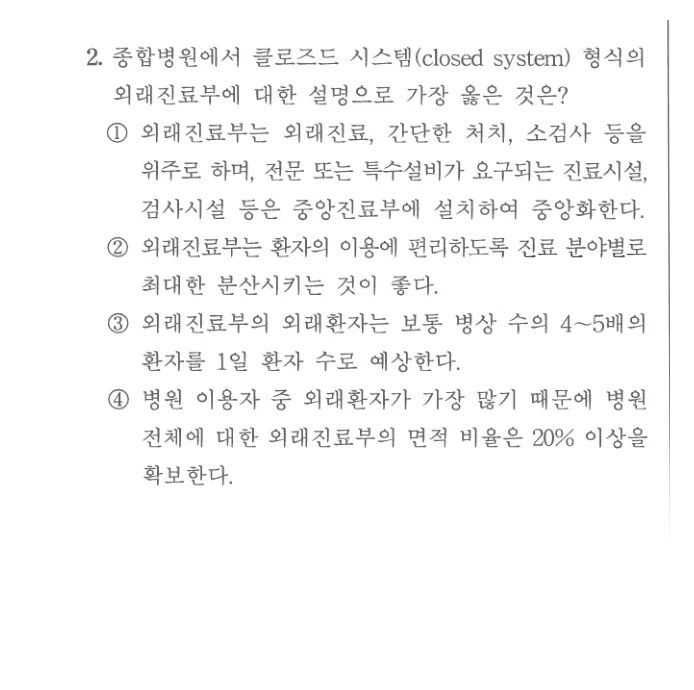 2024 서울시 9급 건축계획 2번 실제 문제